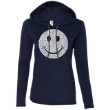 Smiley Face Ladies T-Shirt Hoodie